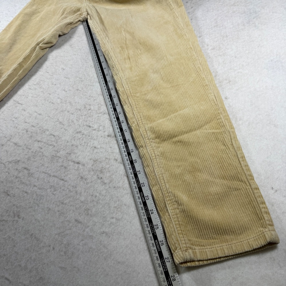 BDG Urban Outfitters Tan Corduroy High Rise Straight Leg Pants Women 27 Inseam - Picture 5 of 9